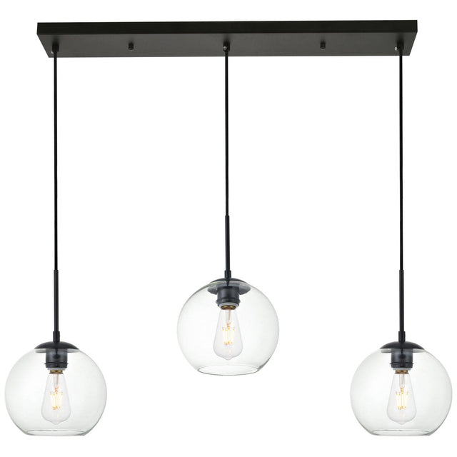 Baxter 3 - Light 36 - Inch Pendant | Elegant Lighting | Home Elegance USA