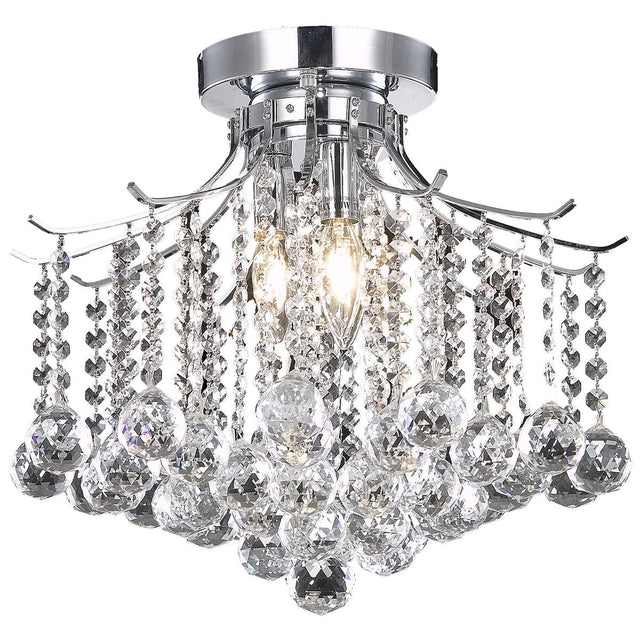 Amelia 16 - Inch Flush Mount | Elegant Lighting - ELL - LD8200F17C - Home Elegance USA - 1