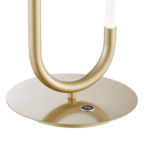 Led Single Clip Table Lamp // Sandy Gold | Finesse
