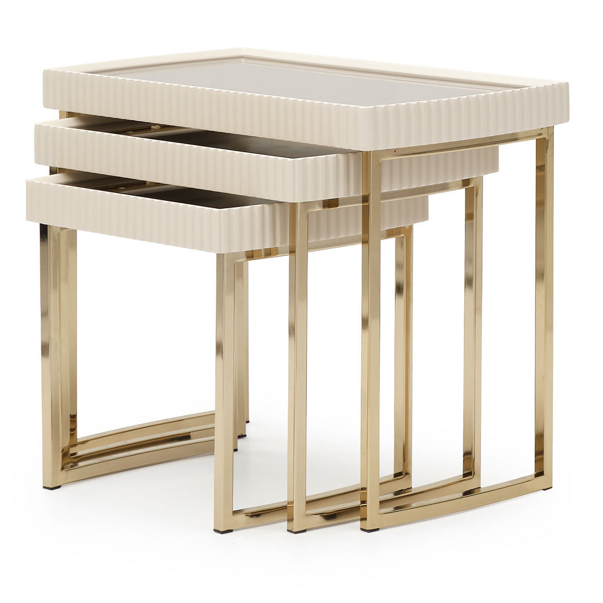 Michael Amini Lisbon Nesting Tables - Home Elegance USA