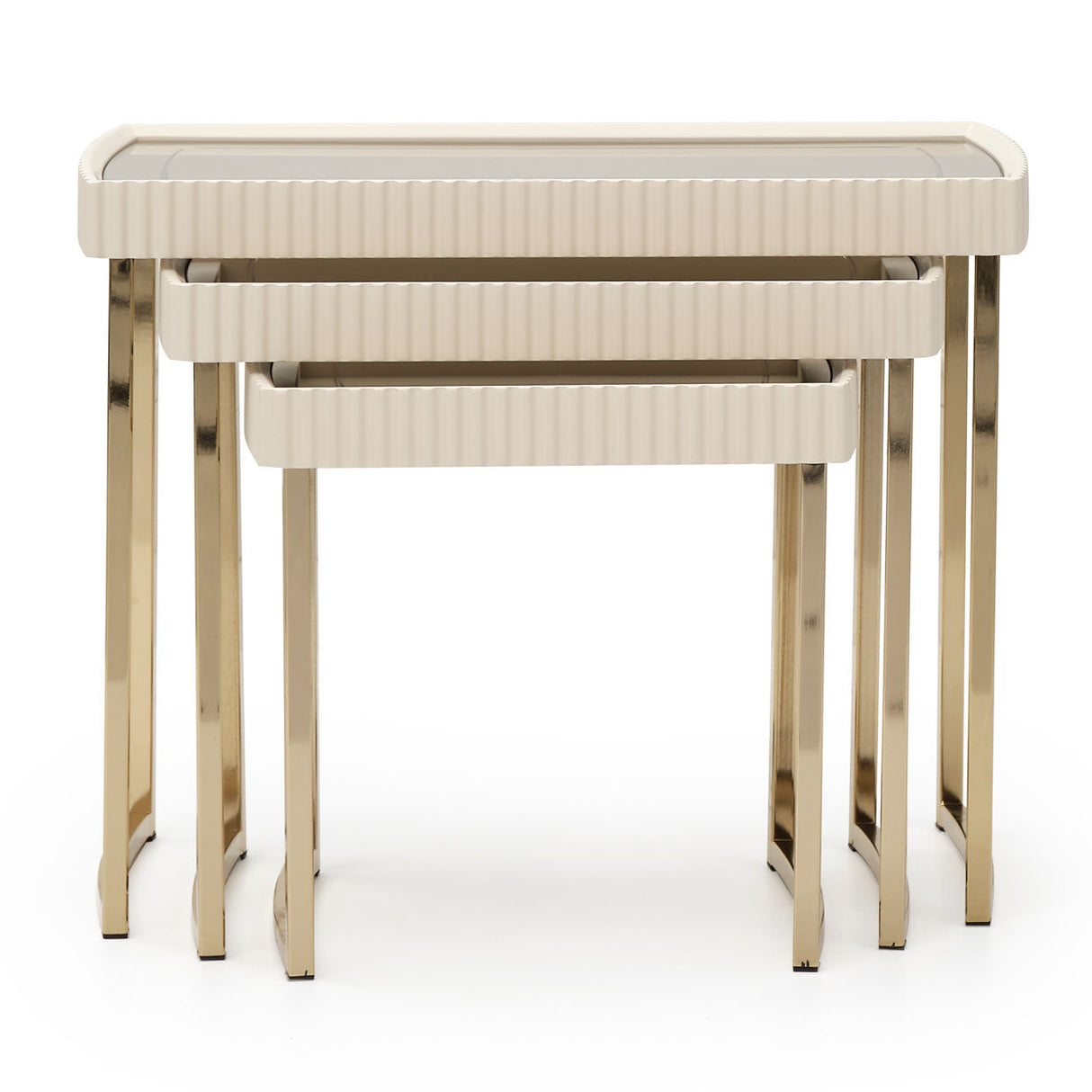 Michael Amini Lisbon Nesting Tables - Home Elegance USA