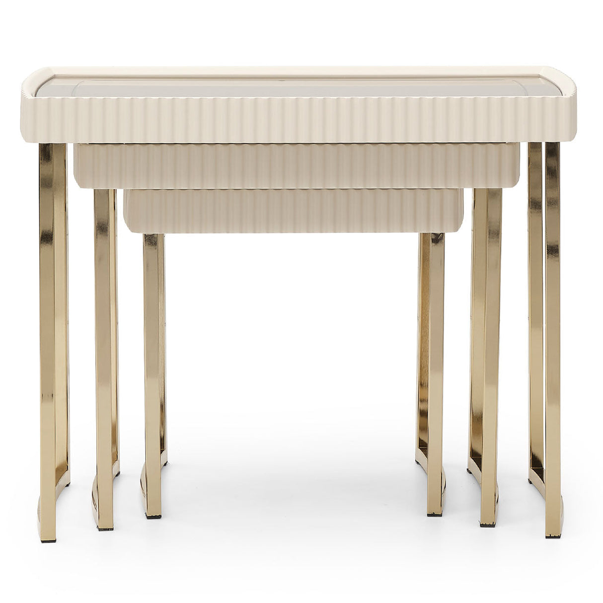 Michael Amini Lisbon Nesting Tables - Home Elegance USA