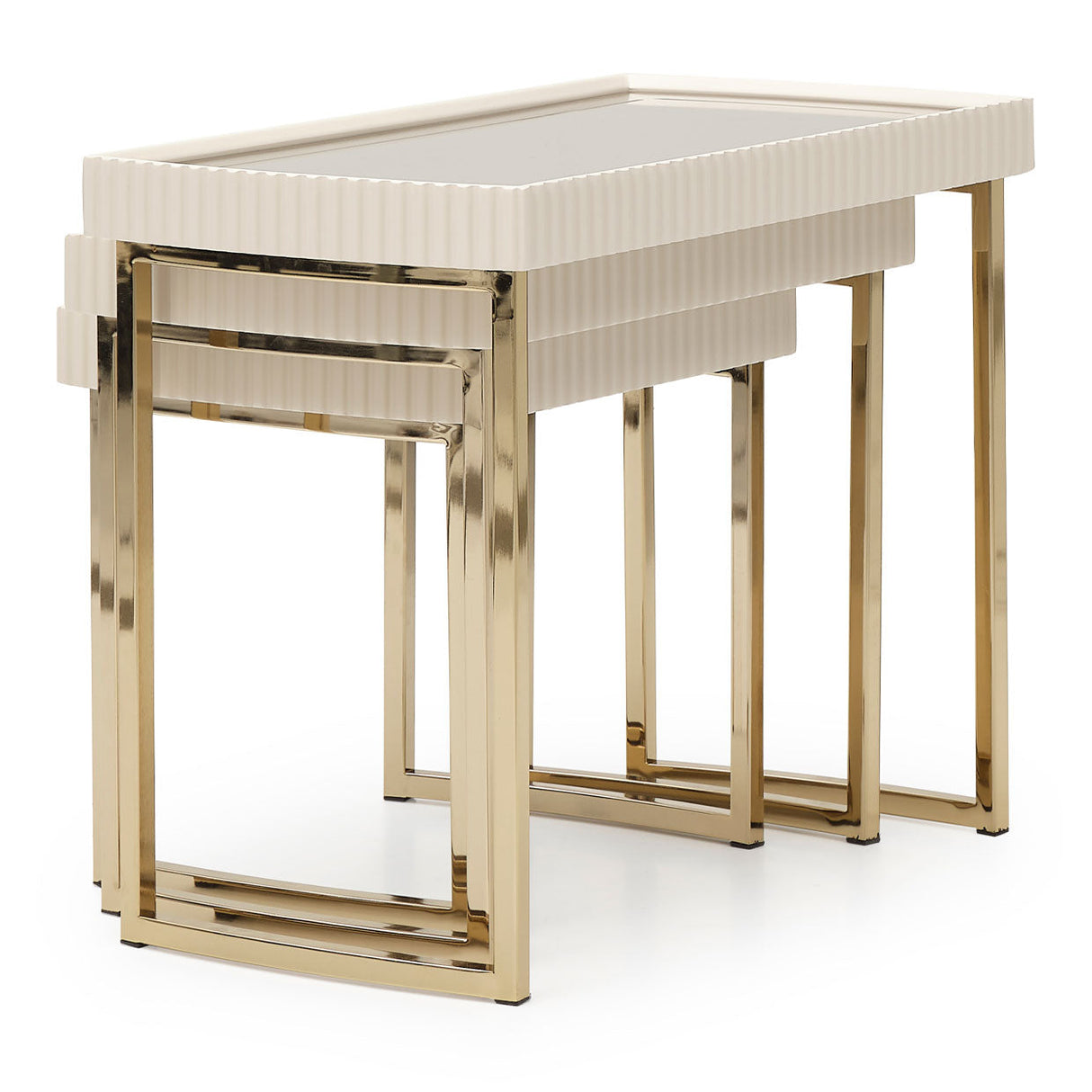 Michael Amini Lisbon Nesting Tables - Home Elegance USA