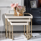 Michael Amini Lisbon Nesting Tables - Home Elegance USA