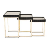 Michael Amini Lisbon Nesting Tables - Home Elegance USA