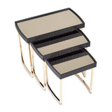 Michael Amini Lisbon Nesting Tables - Home Elegance USA