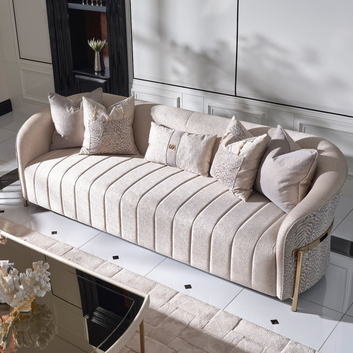 Michael Amini Lisbon Sofa - Home Elegance USA