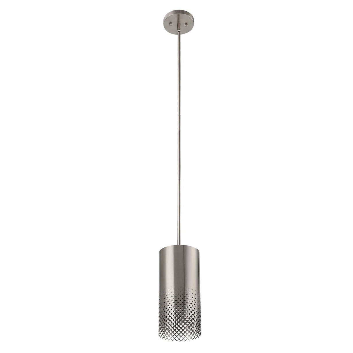 Uttermost Manheim 1 Light Nickel Cylinder Pendant - Home Elegance USA