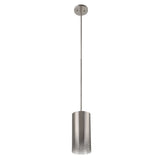 Uttermost Manheim 1 Light Nickel Cylinder Pendant - Home Elegance USA