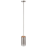 Uttermost Manheim 1 Light Nickel Cylinder Pendant - Home Elegance USA