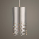 Uttermost Manheim 1 Light Nickel Cylinder Pendant - Home Elegance USA