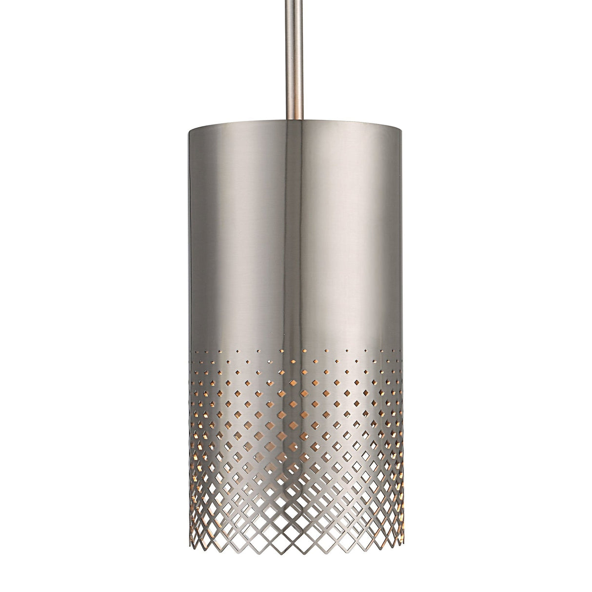 Uttermost Manheim 1 Light Nickel Cylinder Pendant - Home Elegance USA
