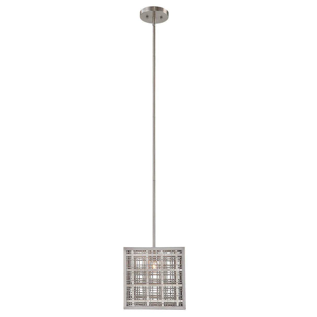 Uttermost Pendleton 1 Light Nickel Pendant - Home Elegance USA