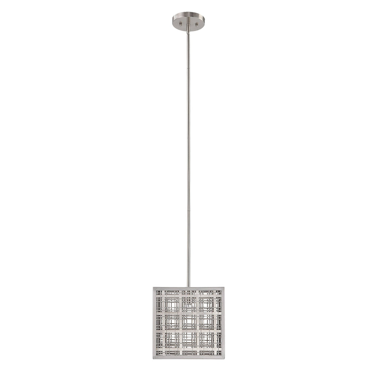 Uttermost Pendleton 1 Light Nickel Pendant - Home Elegance USA