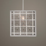 Uttermost Pendleton 1 Light Nickel Pendant - Home Elegance USA