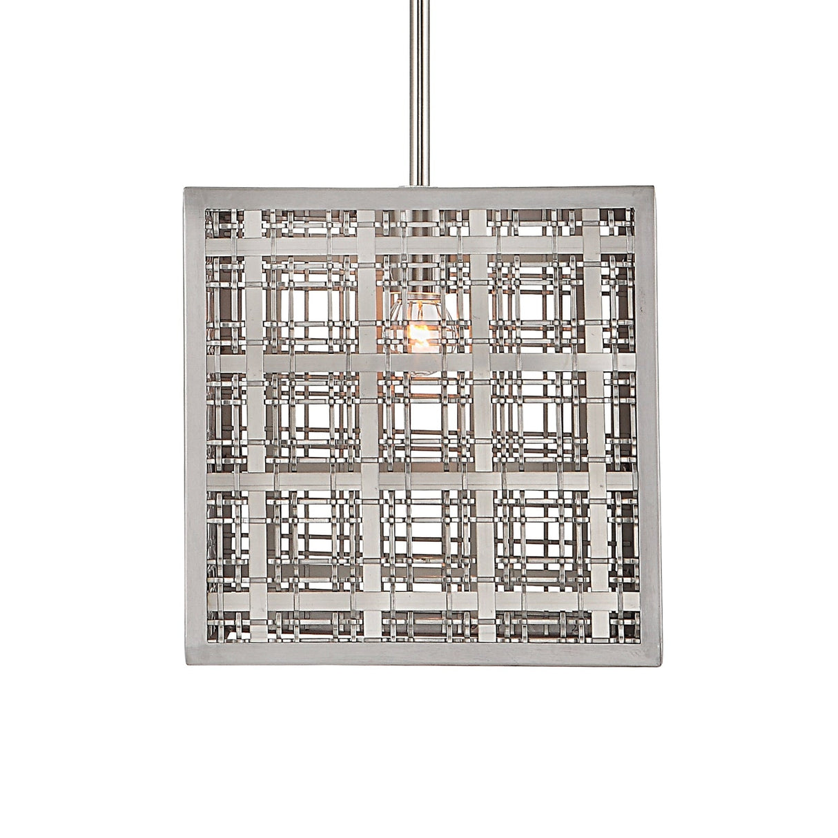 Uttermost Pendleton 1 Light Nickel Pendant - Home Elegance USA