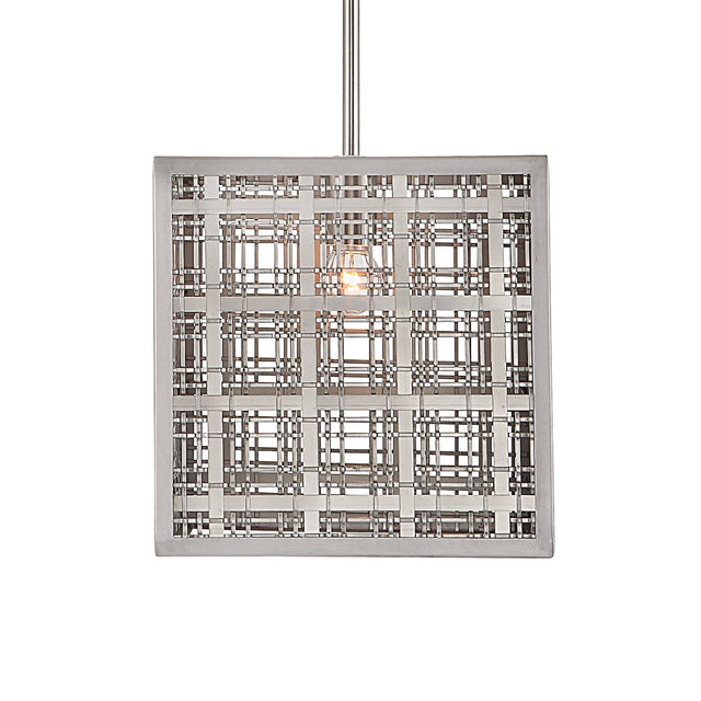 Uttermost Pendleton 1 Light Nickel Pendant - Home Elegance USA