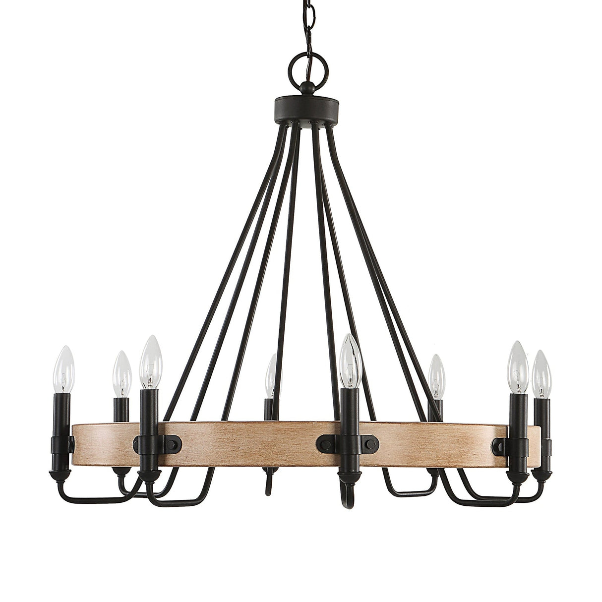 Deschutes 8 Light Farmhouse Chandelier | Uttermost | Home Elegance USA