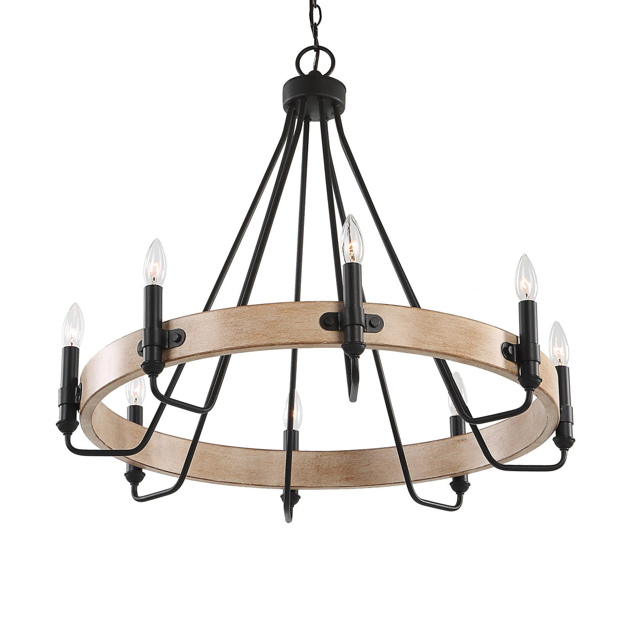Deschutes 8 Light Farmhouse Chandelier | Uttermost | Home Elegance USA