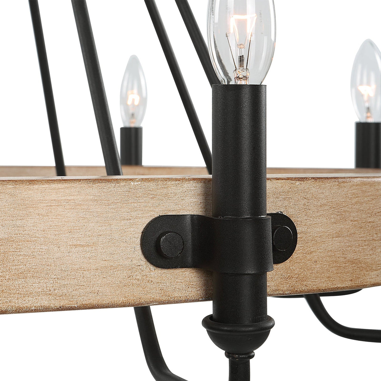Deschutes 8 Light Farmhouse Chandelier | Uttermost | Home Elegance USA