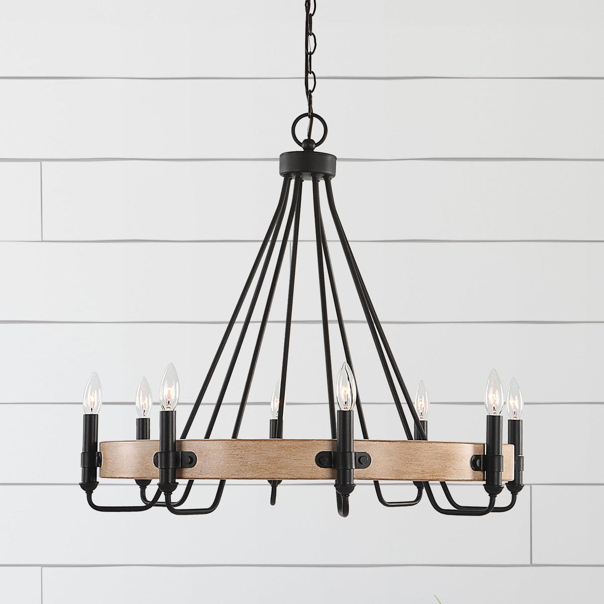 Deschutes 8 Light Farmhouse Chandelier | Uttermost | Home Elegance USA