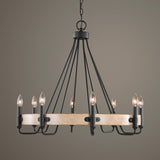 Deschutes 8 Light Farmhouse Chandelier | Uttermost | Home Elegance USA