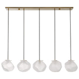 Uttermost Geodesic 5 Light Linear Pendant - Home Elegance USA