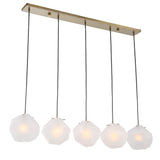 Uttermost Geodesic 5 Light Linear Pendant - Home Elegance USA