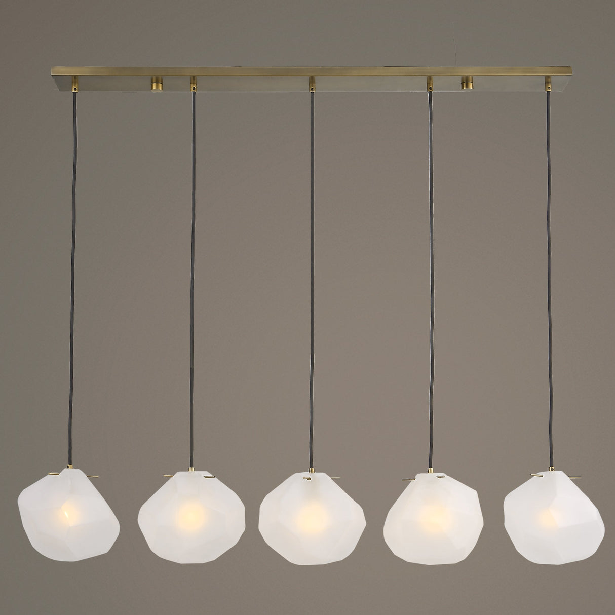 Uttermost Geodesic 5 Light Linear Pendant - Home Elegance USA