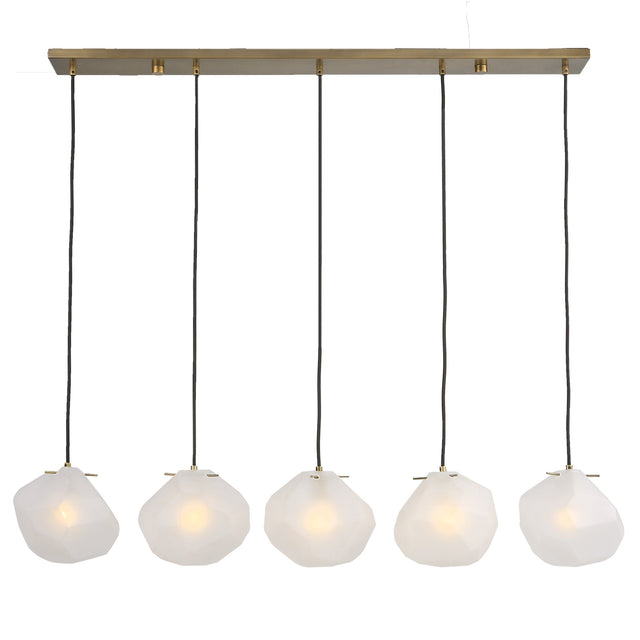 Uttermost Geodesic 5 Light Linear Pendant - Home Elegance USA