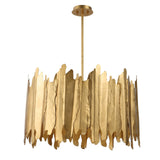 Uttermost Golden Gate 8 Light Industrial Pendant - Home Elegance USA