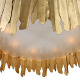 Uttermost Golden Gate 8 Light Industrial Pendant - Home Elegance USA