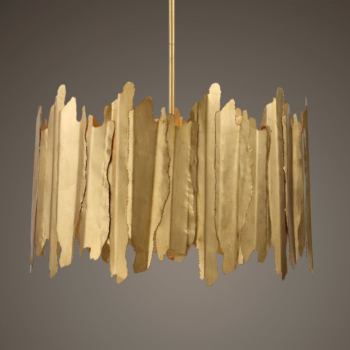 Uttermost Golden Gate 8 Light Industrial Pendant - Home Elegance USA