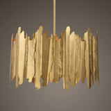 Uttermost Golden Gate 8 Light Industrial Pendant - Home Elegance USA