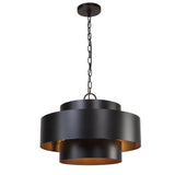 Uttermost Youngstown Dark Bronze 4 Light Pendant - Home Elegance USA