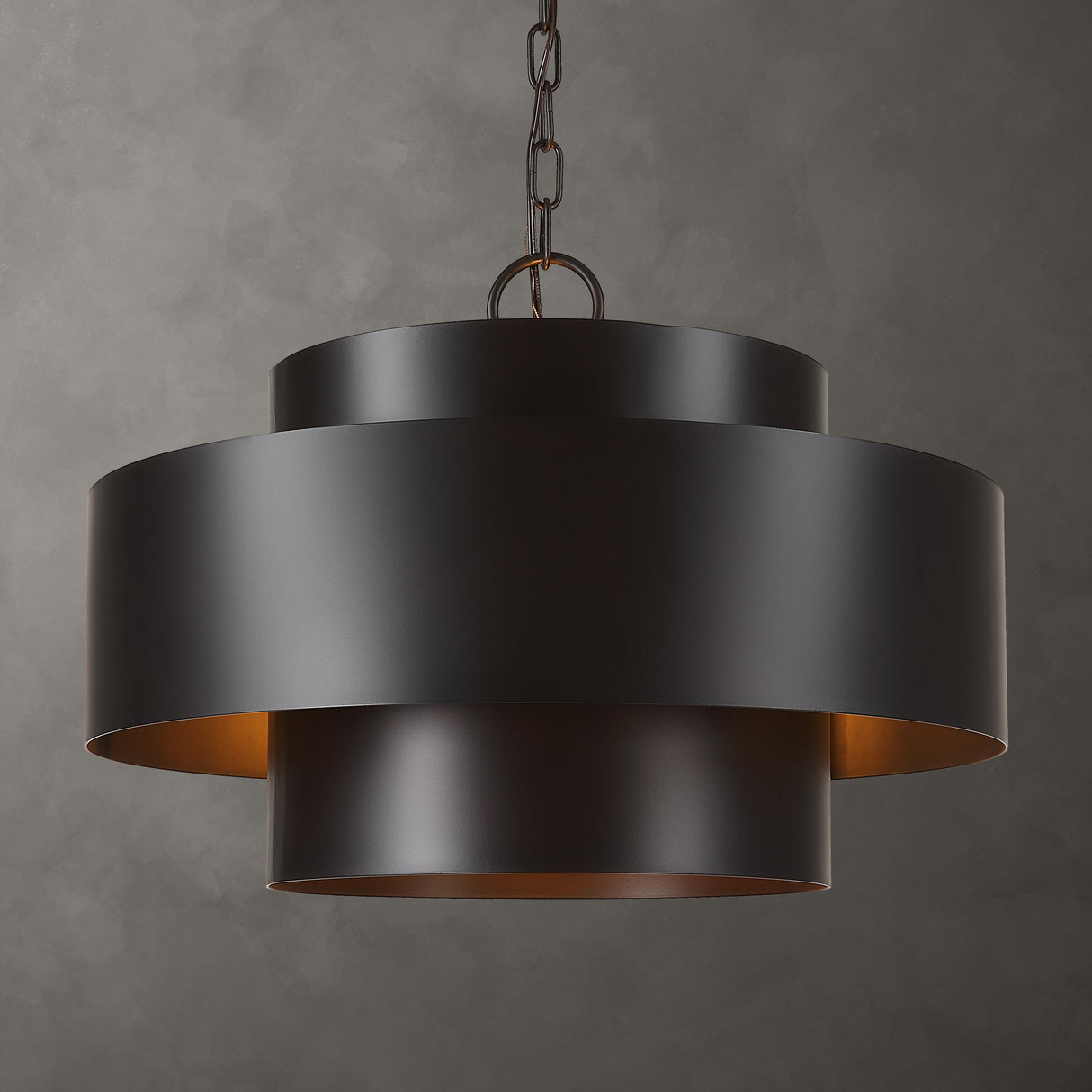 Uttermost Youngstown Dark Bronze 4 Light Pendant - Home Elegance USA