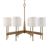 Uttermost Lautoka Rattan 8 Light Chandelier - Home Elegance USA