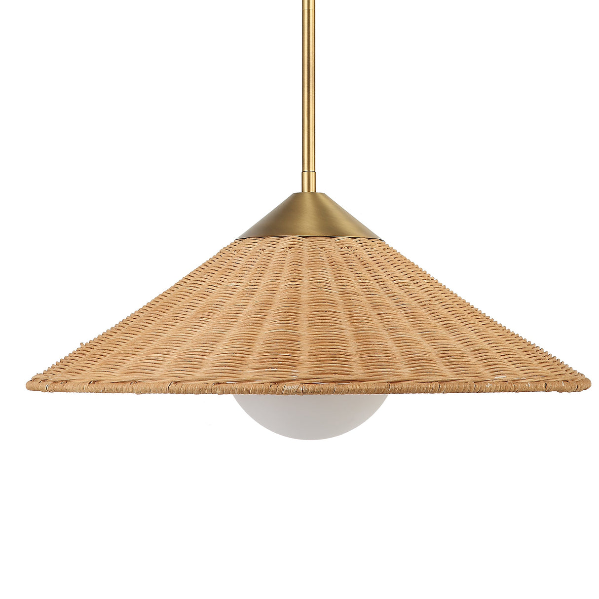 Uttermost Phuvinh 1 Light Rattan Shade Pendant - Home Elegance USA