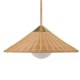 Uttermost Phuvinh 1 Light Rattan Shade Pendant - Home Elegance USA