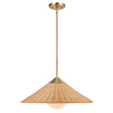 Uttermost Phuvinh 1 Light Rattan Shade Pendant - Home Elegance USA