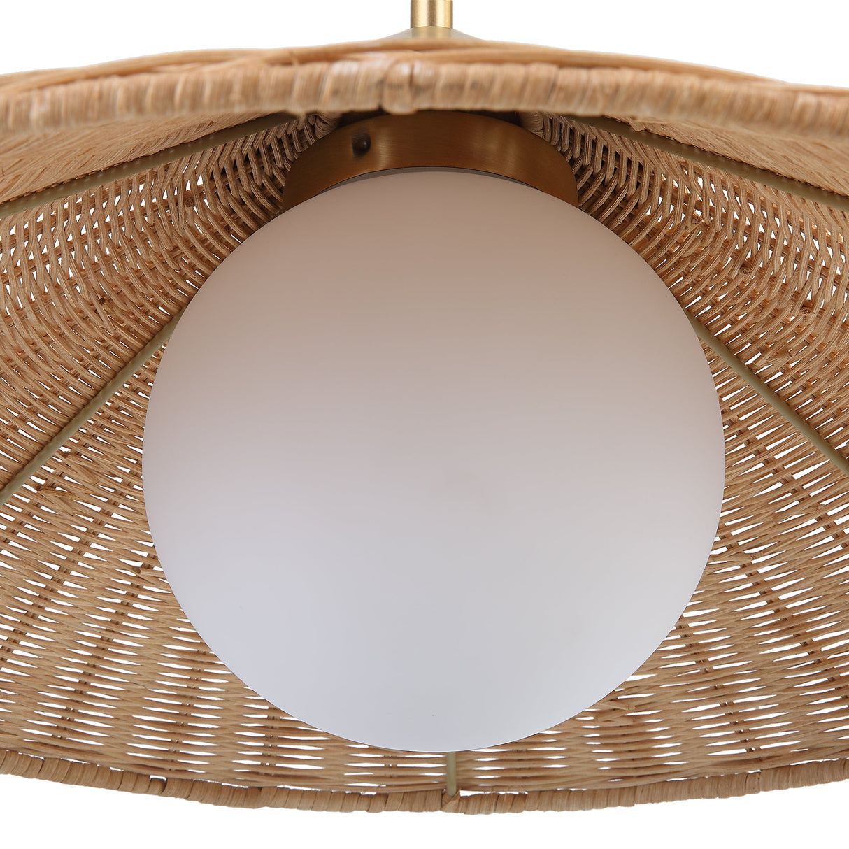 Uttermost Phuvinh 1 Light Rattan Shade Pendant - Home Elegance USA