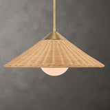 Uttermost Phuvinh 1 Light Rattan Shade Pendant - Home Elegance USA