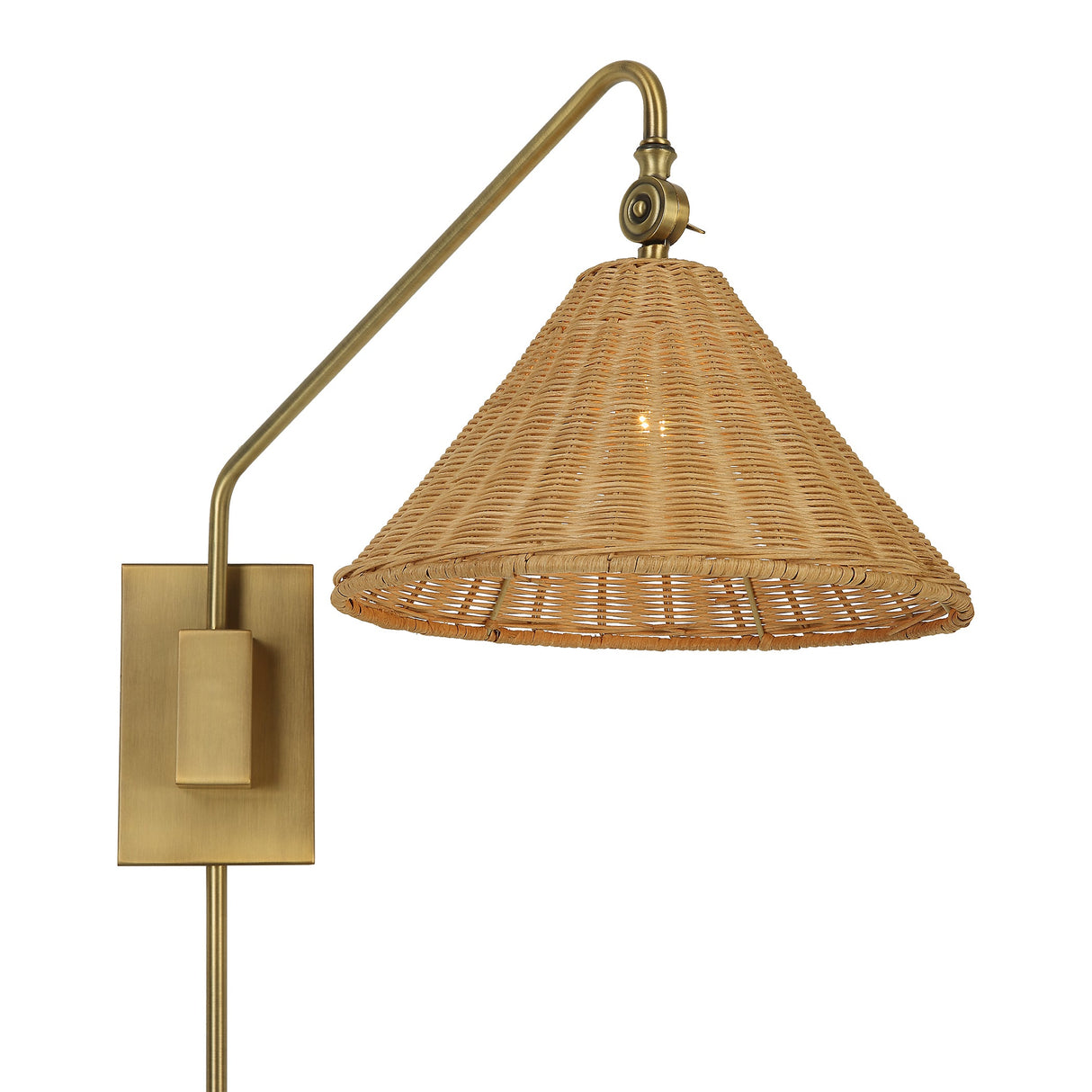 Uttermost Phuvinh 1 Light Rattan Shade Sconce - Home Elegance USA