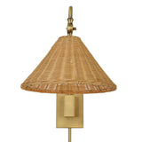 Uttermost Phuvinh 1 Light Rattan Shade Sconce - Home Elegance USA