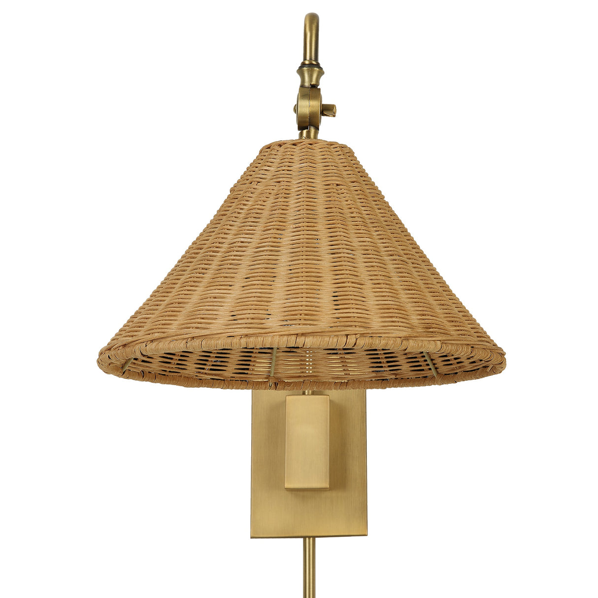 Uttermost Phuvinh 1 Light Rattan Shade Sconce - Home Elegance USA