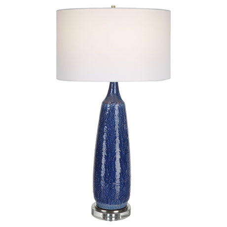 Uttermost Newport Cobalt Blue Table Lamp - Home Elegance USA