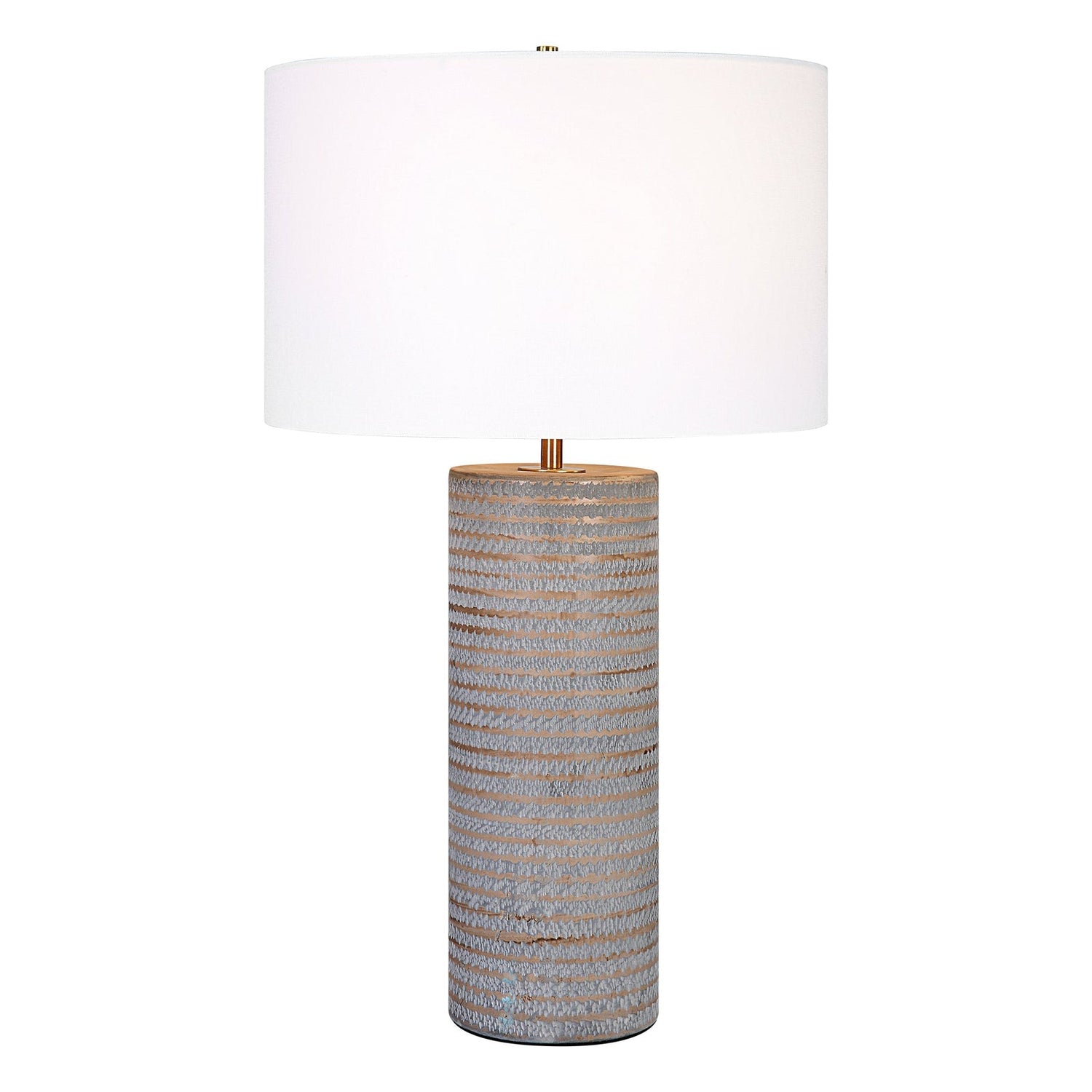 Uttermost Monolith Gray Table Lamp - Home Elegance USA
