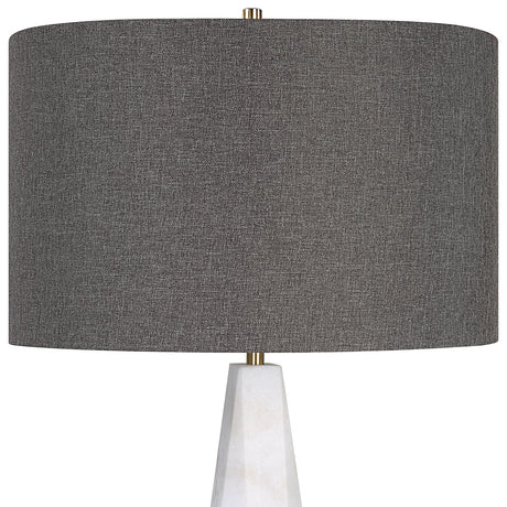 Uttermost Citadel White Marble Table Lamp - Home Elegance USA