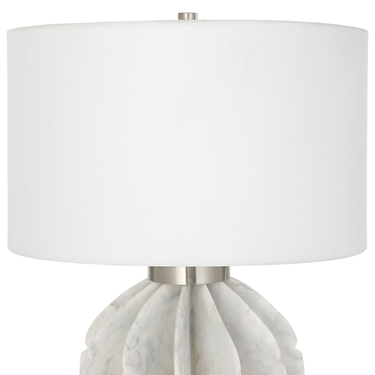 Uttermost Repetition White Marble Table Lamp - Home Elegance USA