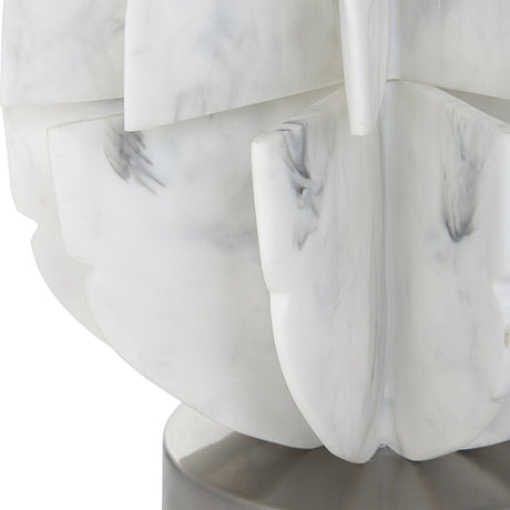 Uttermost Repetition White Marble Table Lamp - Home Elegance USA